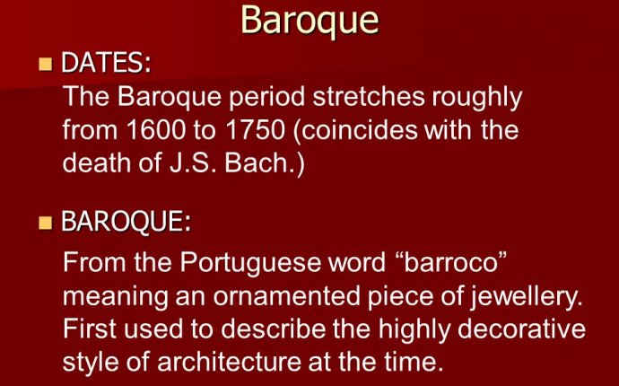 BAROQUE MUSIC. - ppt video online download