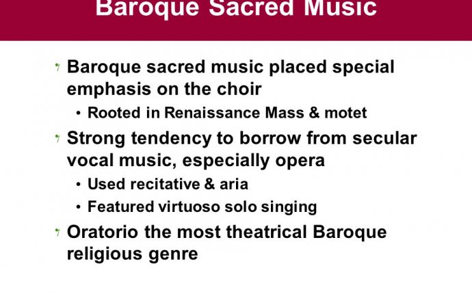 Baroque sacred music