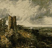 Hadleigh Castle by John Constable