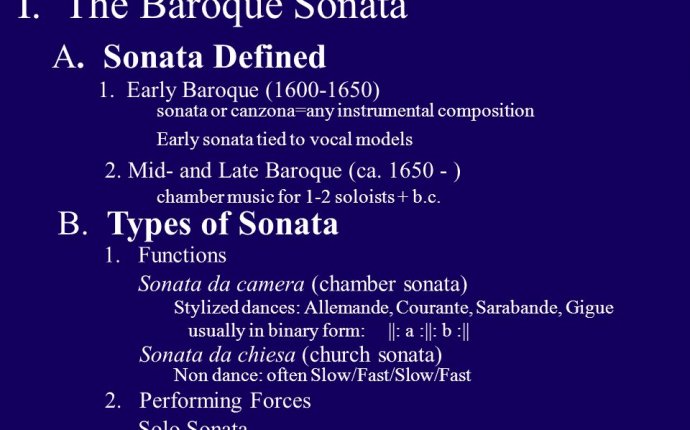 baroque sonata